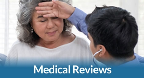 person being reviewed by a GP as part of a medical review
